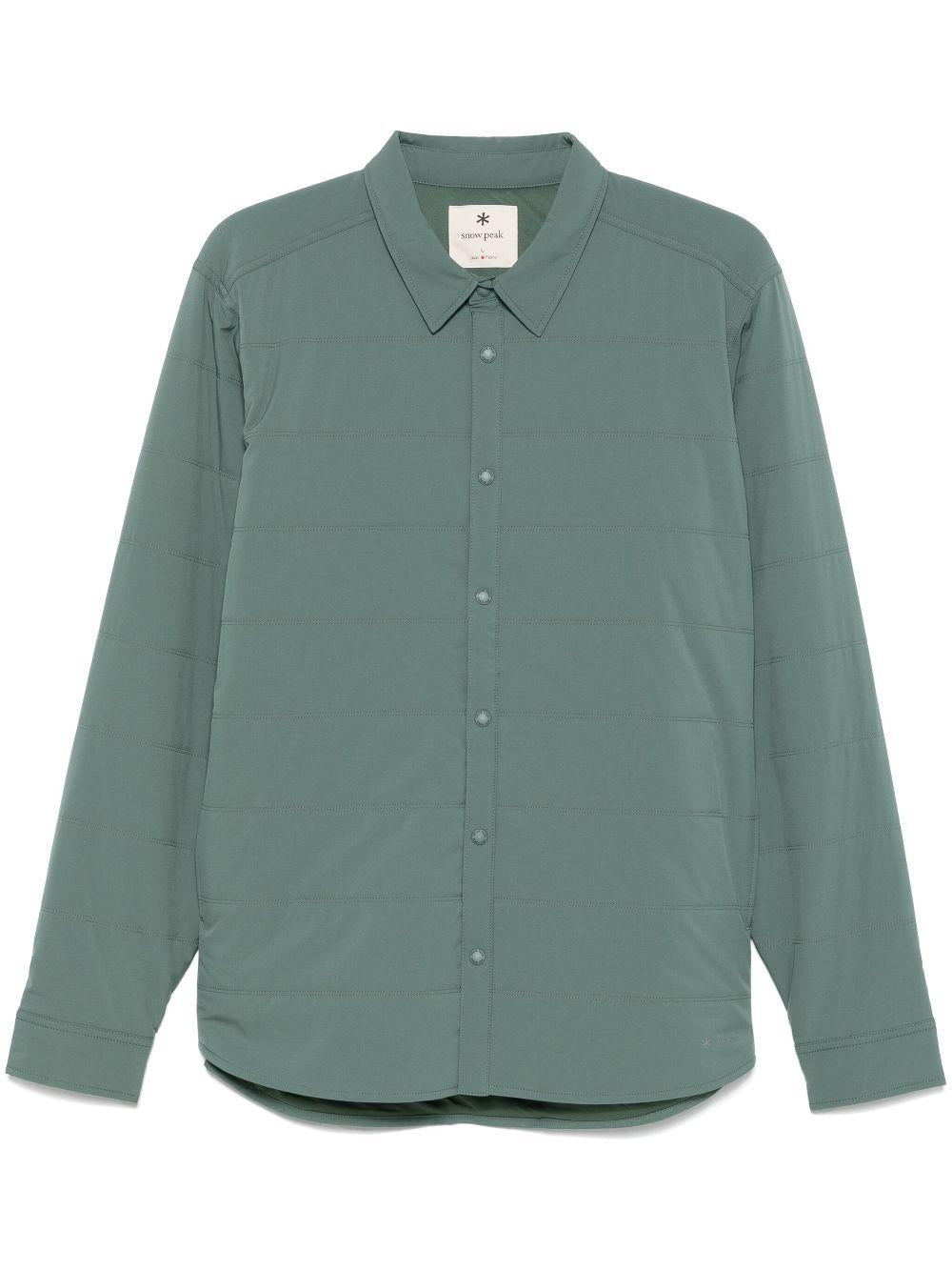 Flexible insulated shirt jacket<BR/><BR/><BR/> SW-24AU002 FOLIAGE SNOW PEAK 