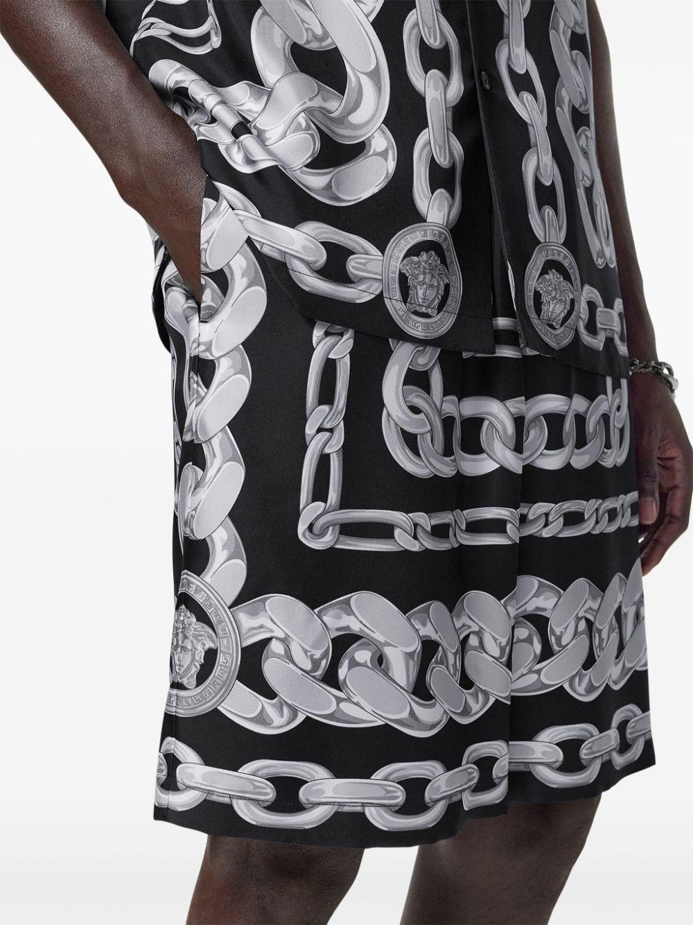 Silk shorts 1002476 1A133975B950 VERSACE 
