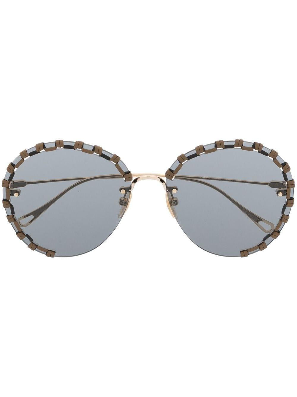 Round-frame sunglasses CH0186S 001 CHLOÉ 
