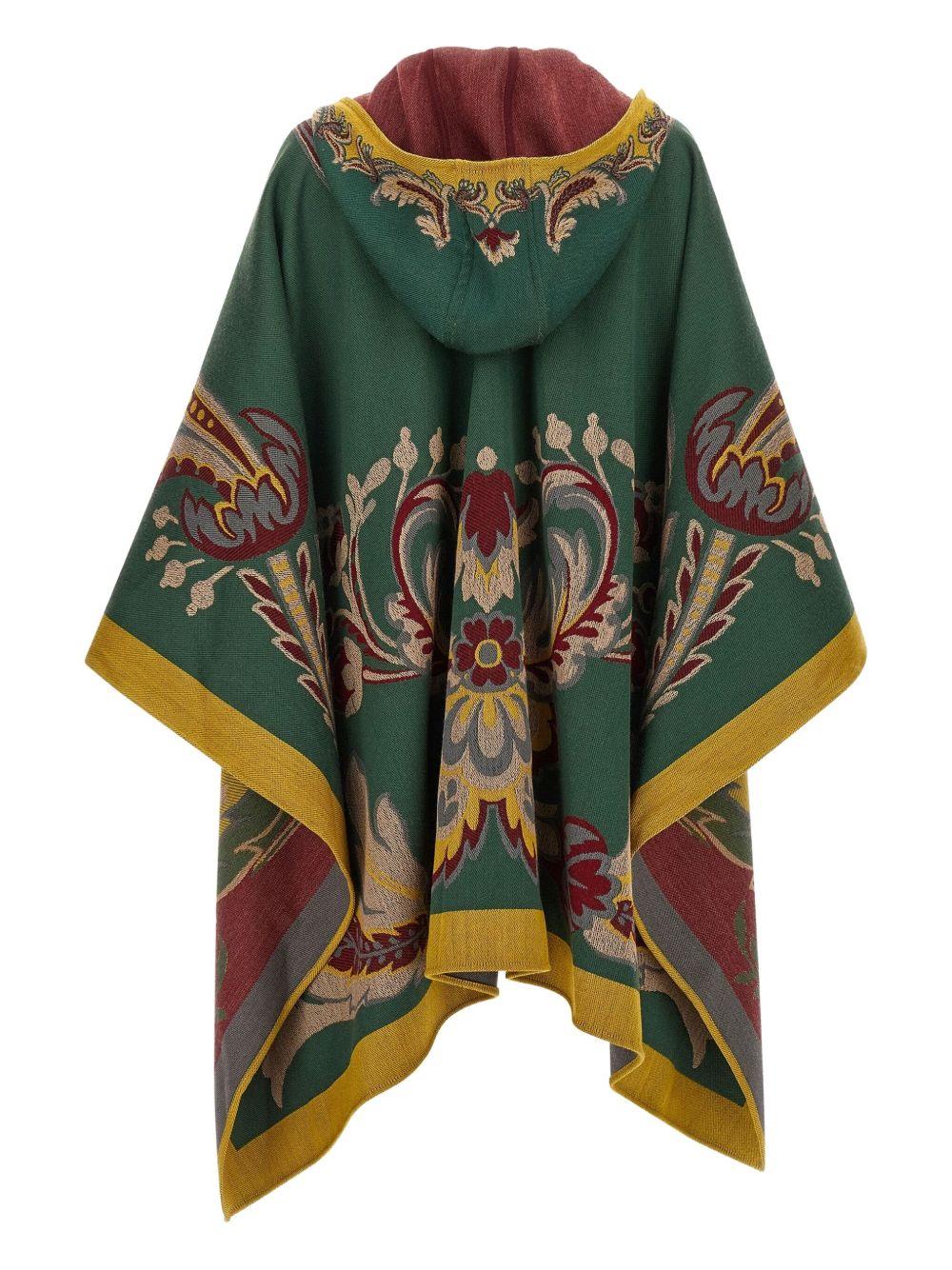 Cape in wool and viscose blend WRBD0027 AQ291X0826 ETRO 
