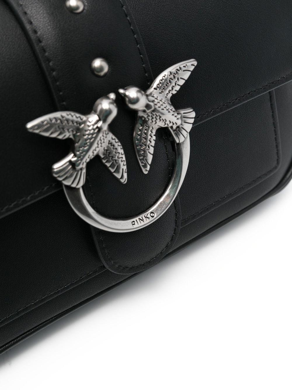 Black Love One Pocket leather crossbody bag 100061 A0F1Z99O PINKO 