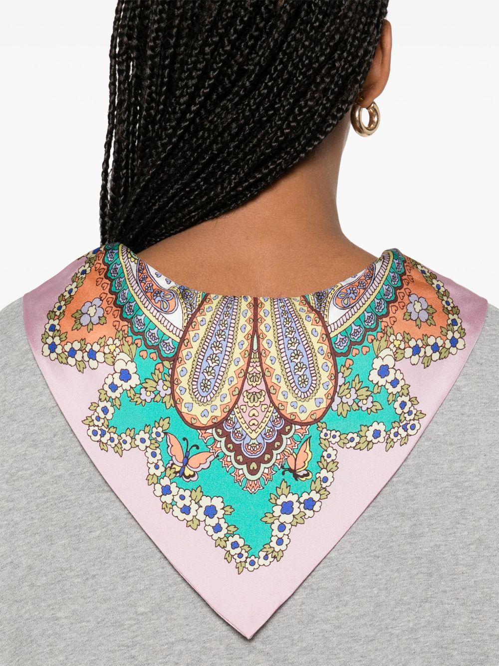 Scarf-detailed sweatshirt<BR/><BR/> WRMB0005 AU071S8290 ETRO 