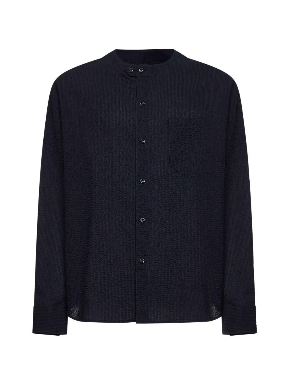 ASV cotton seersucker shirt GM003497 TE11186UB115 GIORGIO ARMANI 