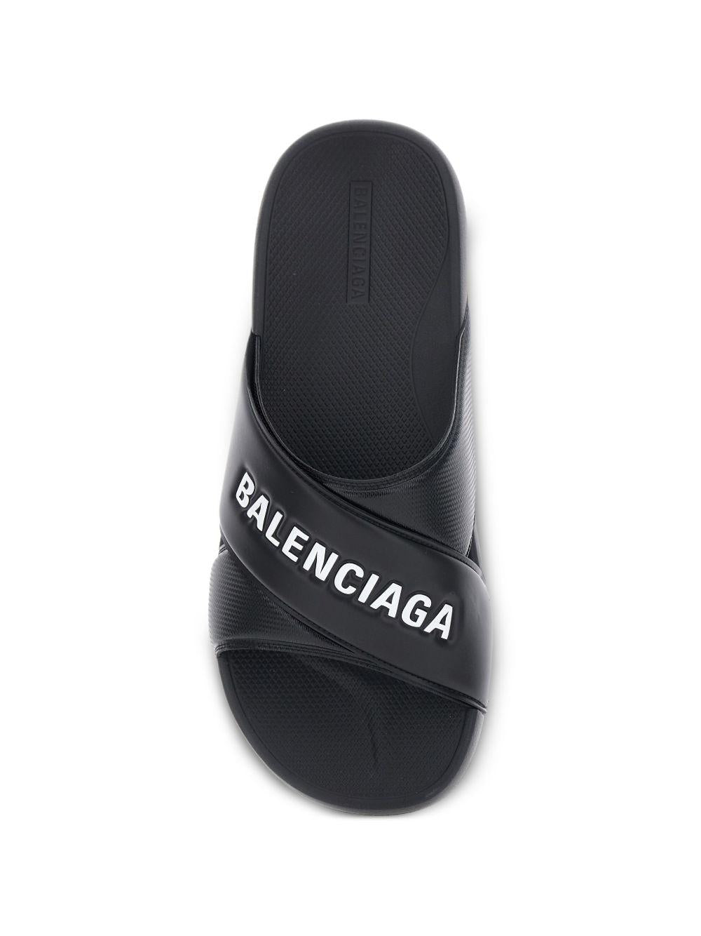 Sporty Pool Slide Sandal 866163 W0FPD1090 BALENCIAGA 