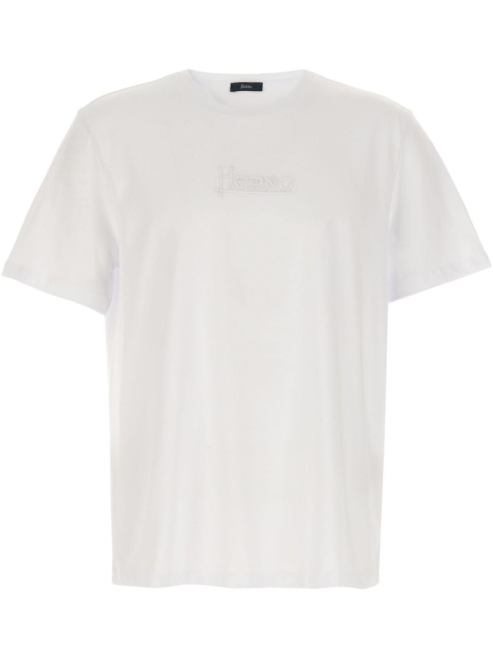 COMPACT JERSEY T-SHIRT JG000239U 520001000 HERNO 