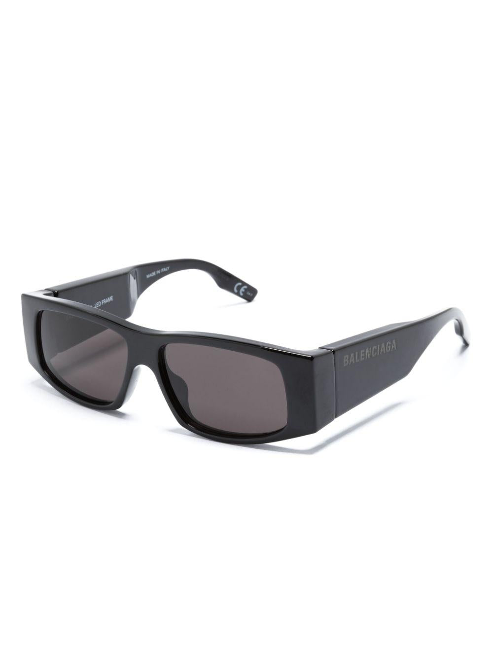 Led Frame logo-print sunglasses 621649 T00031000 BALENCIAGA 