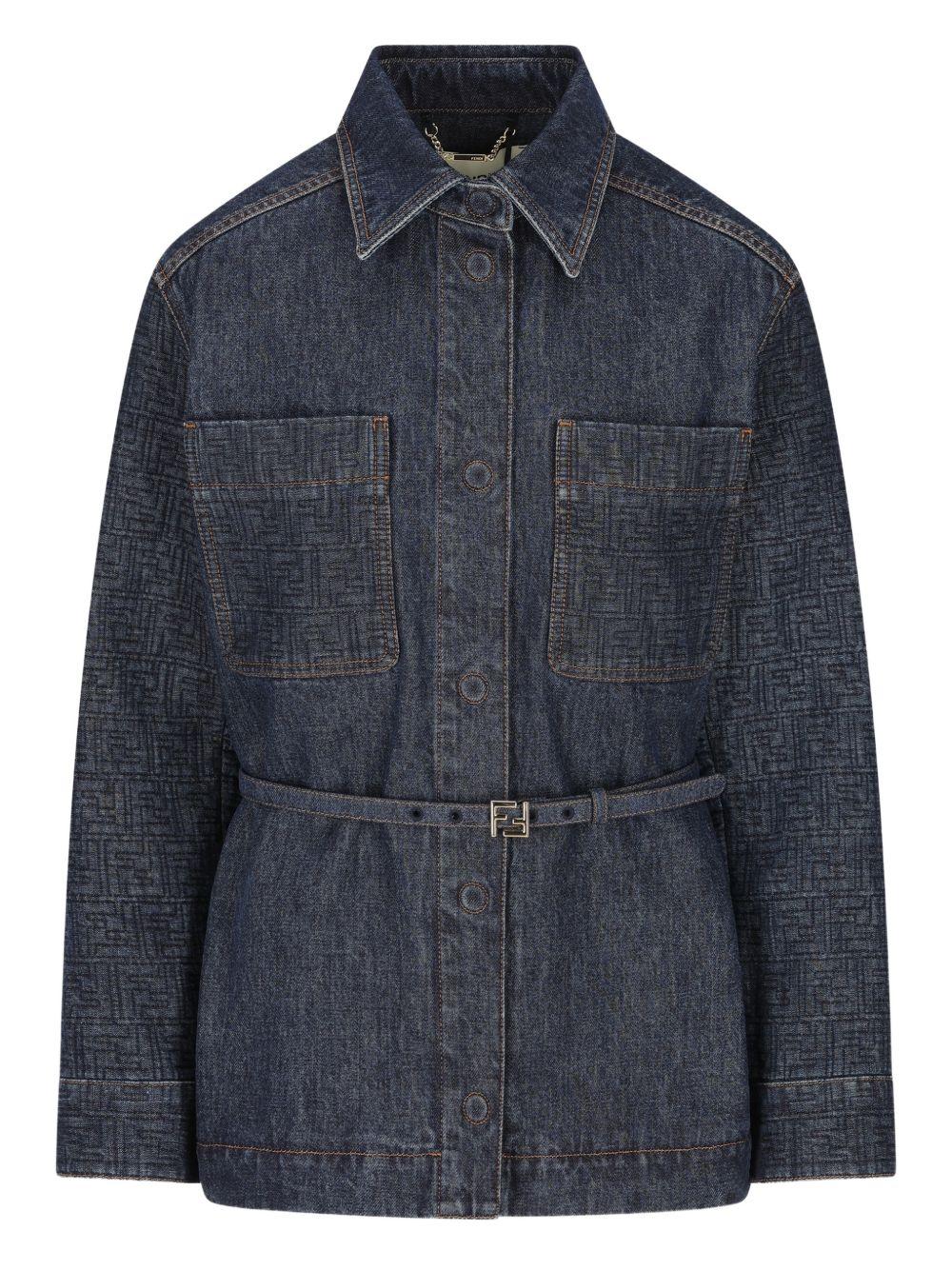 Denim Go-To Jacket FLF677 AW82F1UKI FENDI 