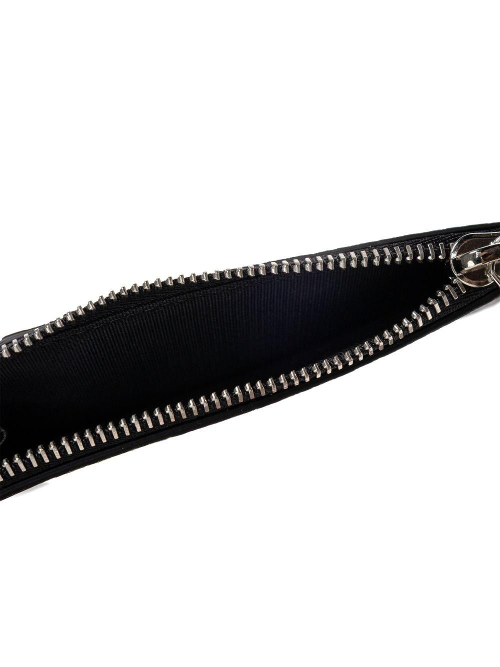 Zipped card holder in grained leather BK60DNK213 001 GIVENCHY 