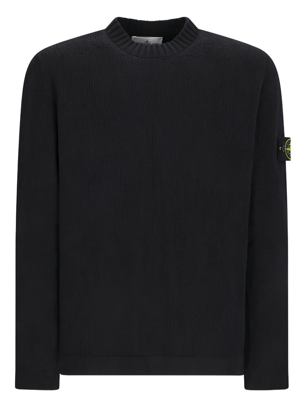Crewneck jumper with brushed texture K2S155100056 S00N2V0029 STONE ISLAND 