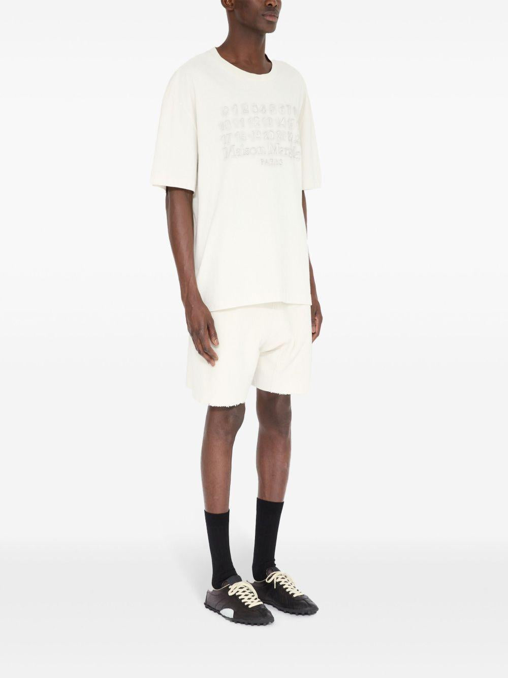 Numbers-motif T-shirt<BR/><BR/><BR/> S50GC0705 S24567103 MAISON MARGIELA 