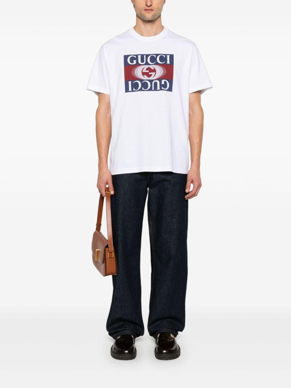 Logo print T-shirt 796395 XJGQ29074 GUCCI 