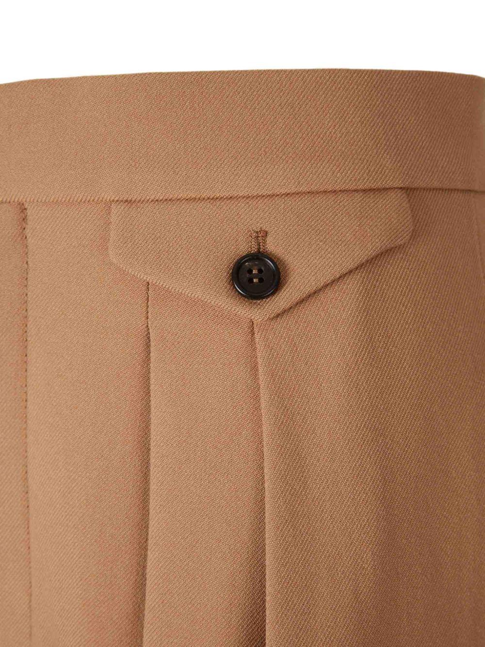 High-waisted wool gabardine trousers CH26SPA06164 205 CHLOÉ 
