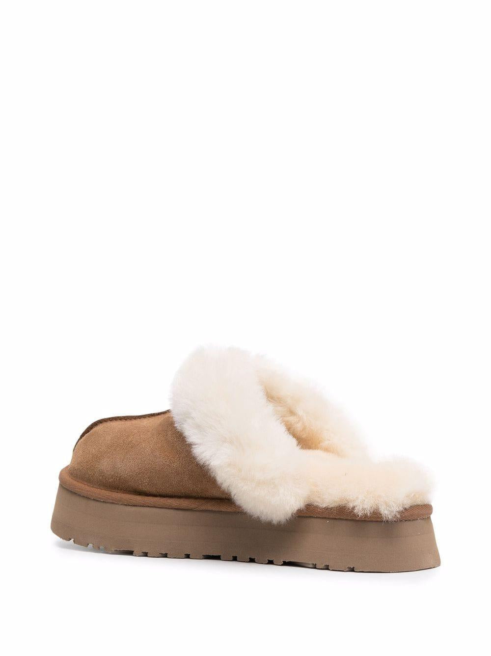 Beige suede Disquette suede slippers 1122550 CHE UGG 