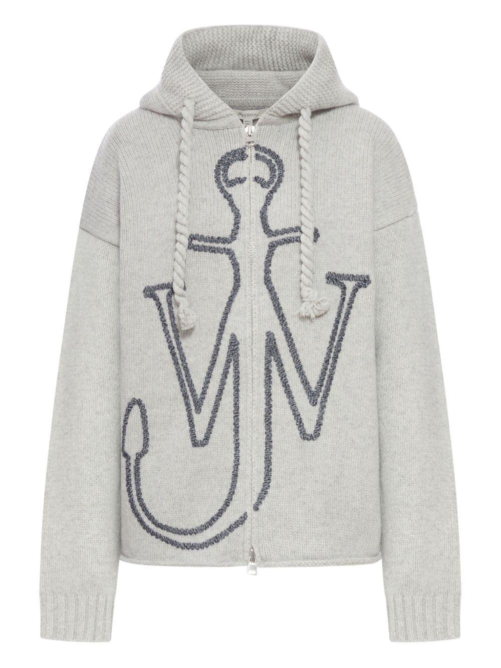Anchor embroidery hoodie KW1499 YN0412905 JW ANDERSON 
