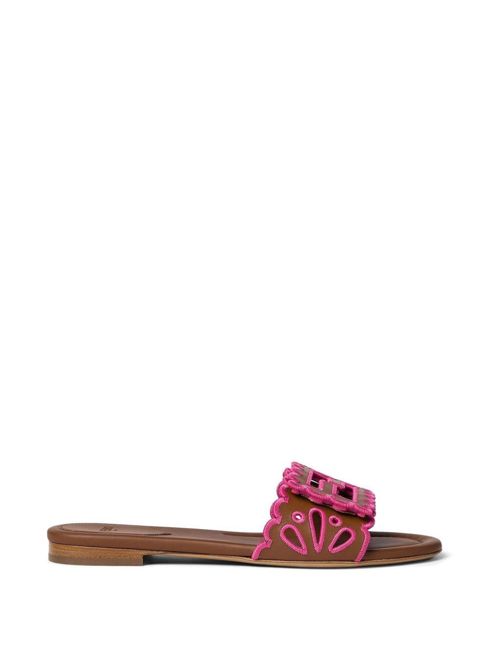 Baguette nappa leather slides 8R8979 AWLAF1VP2 FENDI 