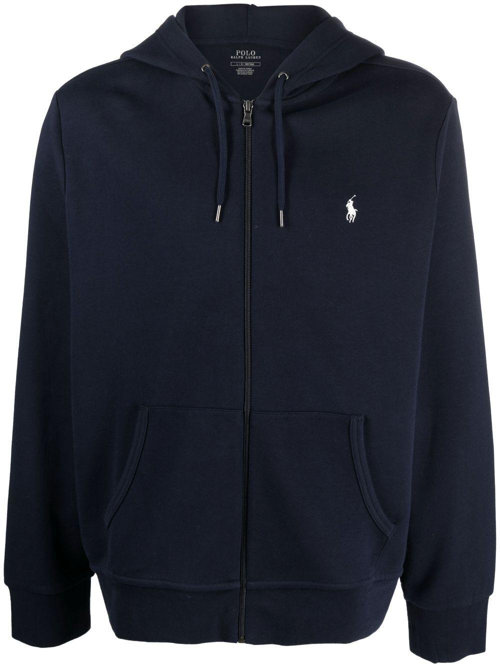 Polo zip-up hoodie<BR/><BR/><BR/> 710888282002 AVIATOR NAVY POLO RALPH LAUREN 