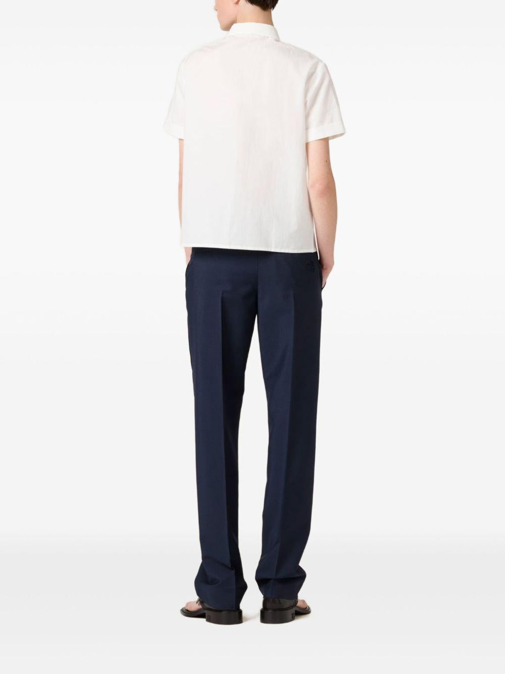 Poplin shirt<BR/><BR/><BR/> MK1933 163MF0009 MIU MIU 