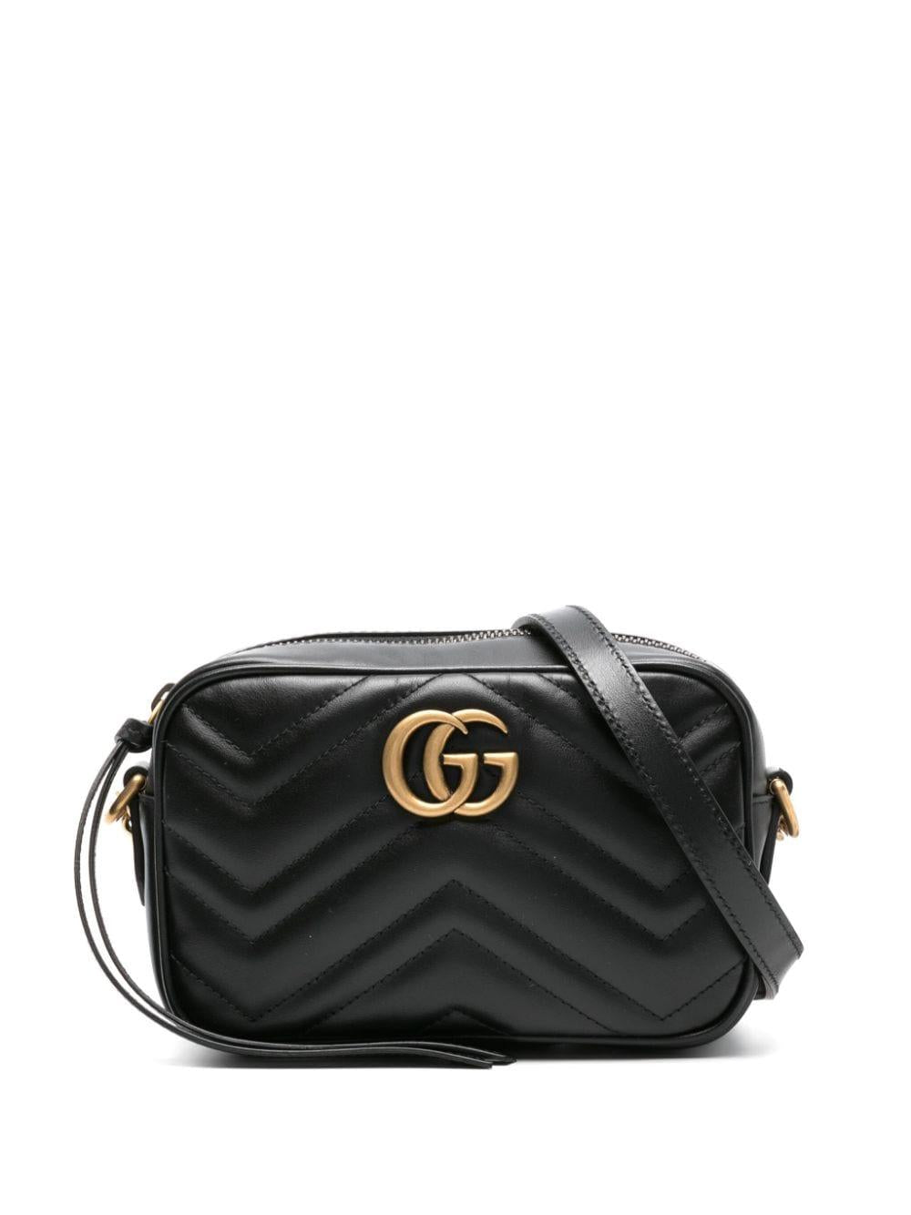 Mini GG Marmont crossbody bag<BR/><BR/><BR/> 448065 DTD1T1000 GUCCI 