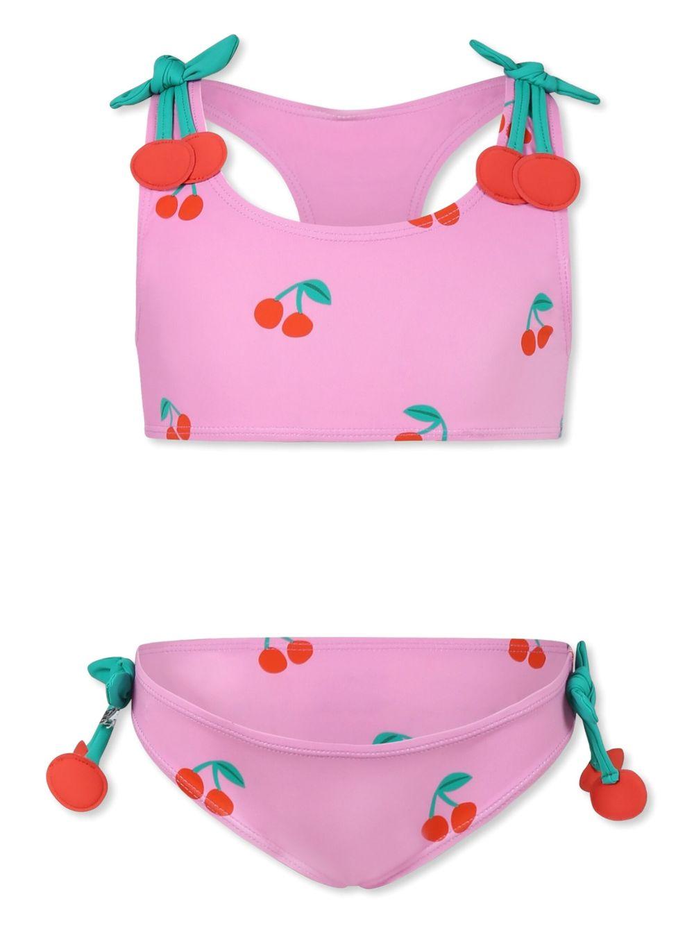 Cherry Print bikini set<BR/><BR/><BR/> TWCA75 Z2683552MC STELLA McCARTNEY KIDS 
