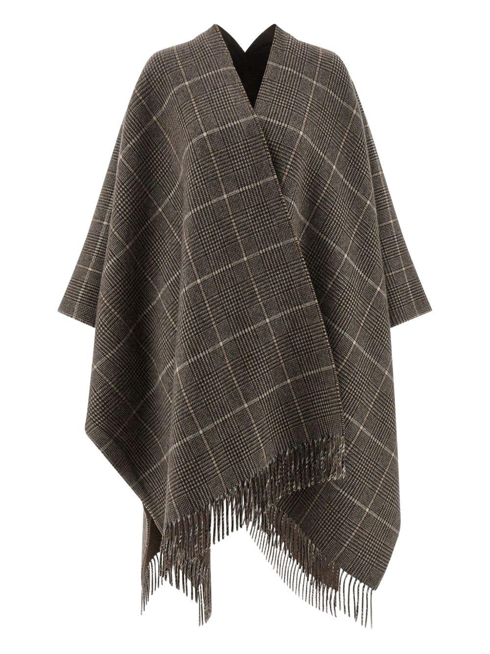 Cashmere Reversible Poncho MSCDAGP31 CDS16 BRUNELLO CUCINELLI 