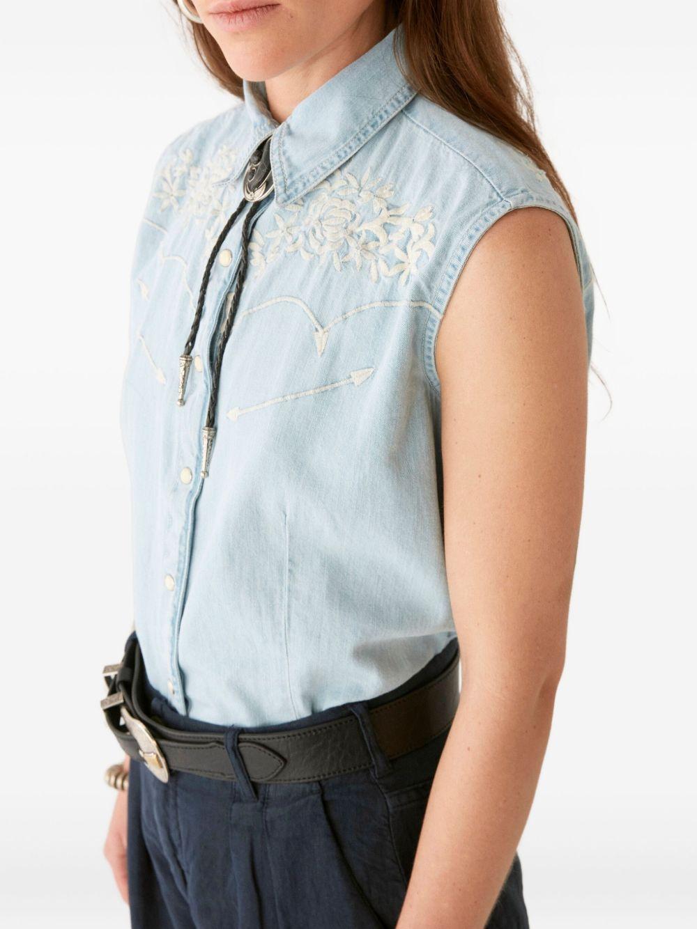 Dallas Blouse DALLAS MUSTANG BLUE MAISON HOTEL 