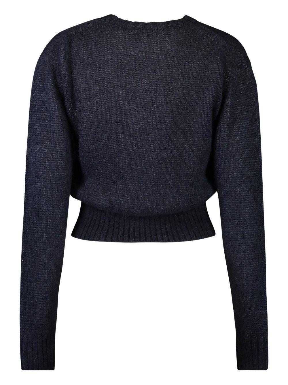 Alpaca wool and silk knit sweater with logo CH25UMP27740 4C4 CHLOÉ 