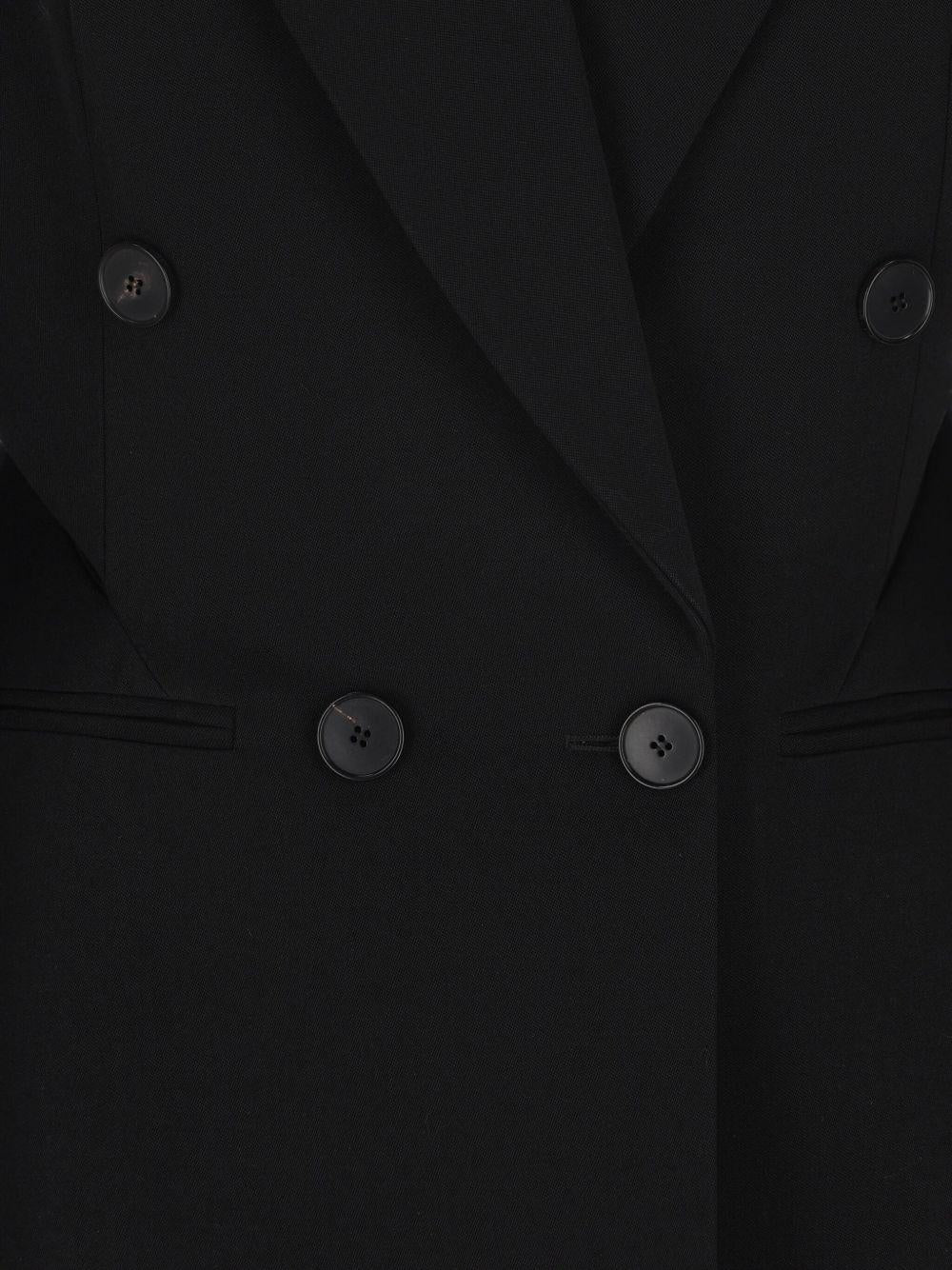 Double-breasted slashed jacket in wool BW30LZ15CT 001 GIVENCHY 
