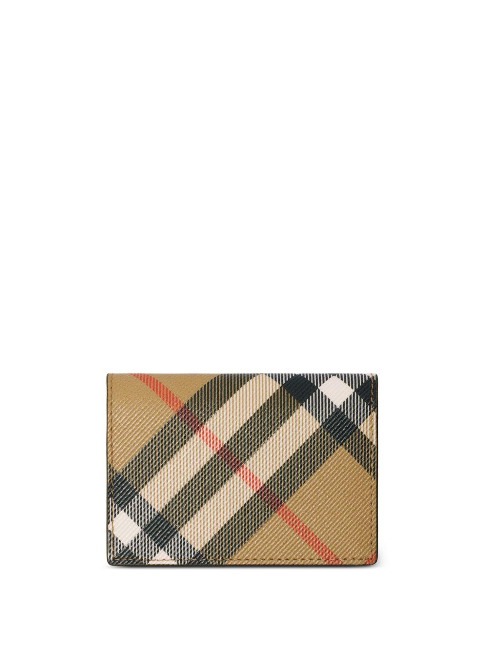 Nova Check card holder 8091911 A2021 BURBERRY 