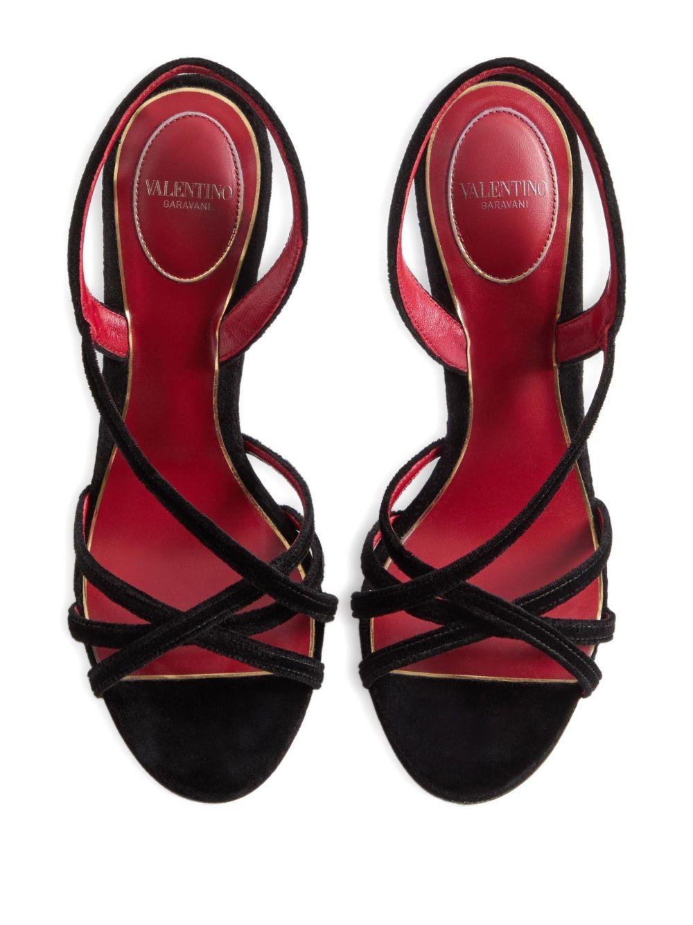 Fetishique Velvet Sandal 105Mm 7W0S0NC6WPJ 0NO VALENTINO GARAVANI 