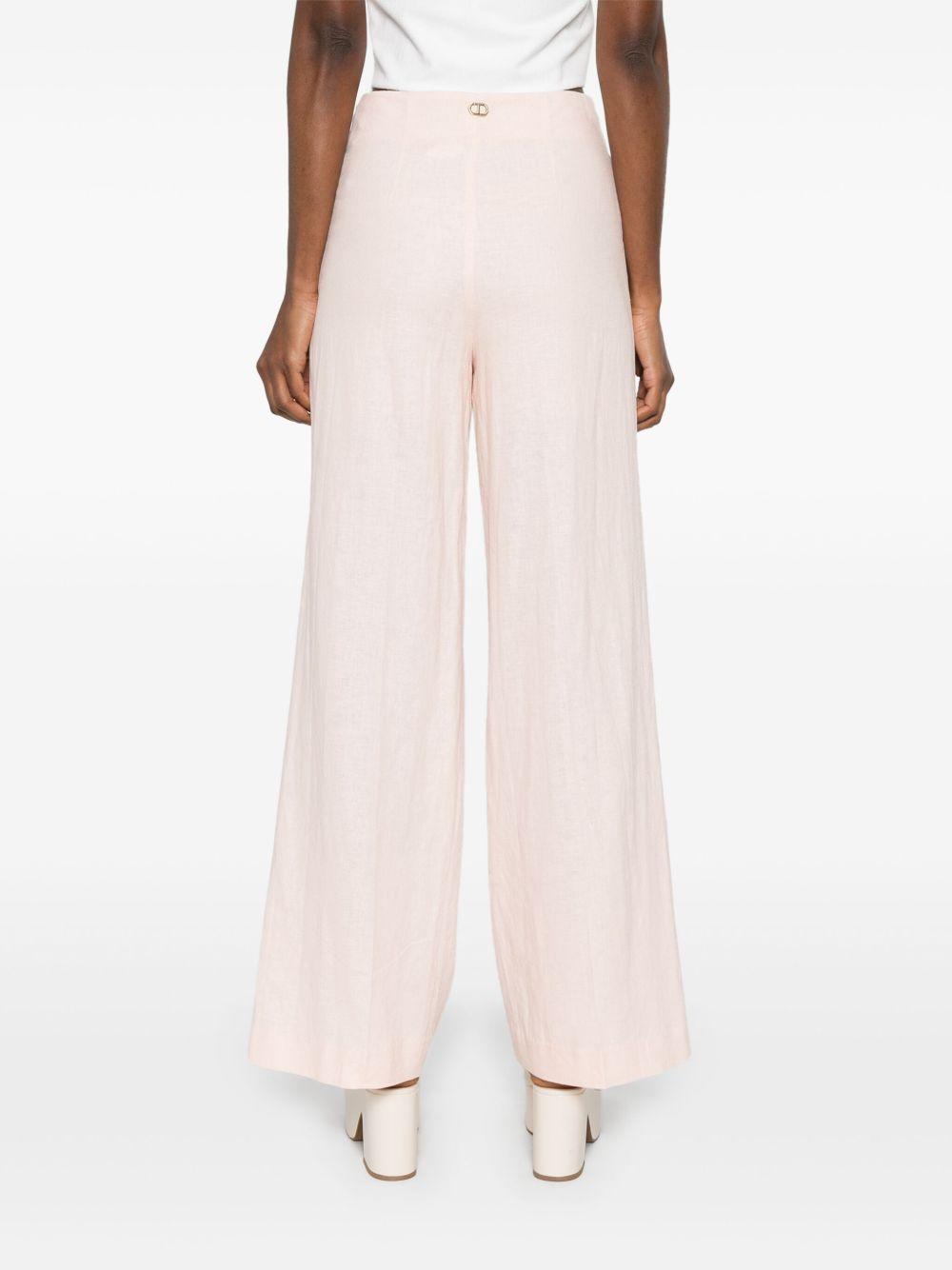 Floral-embroidered trousers<BR/><BR/><BR/> 251TP2165 00178 TWINSET 