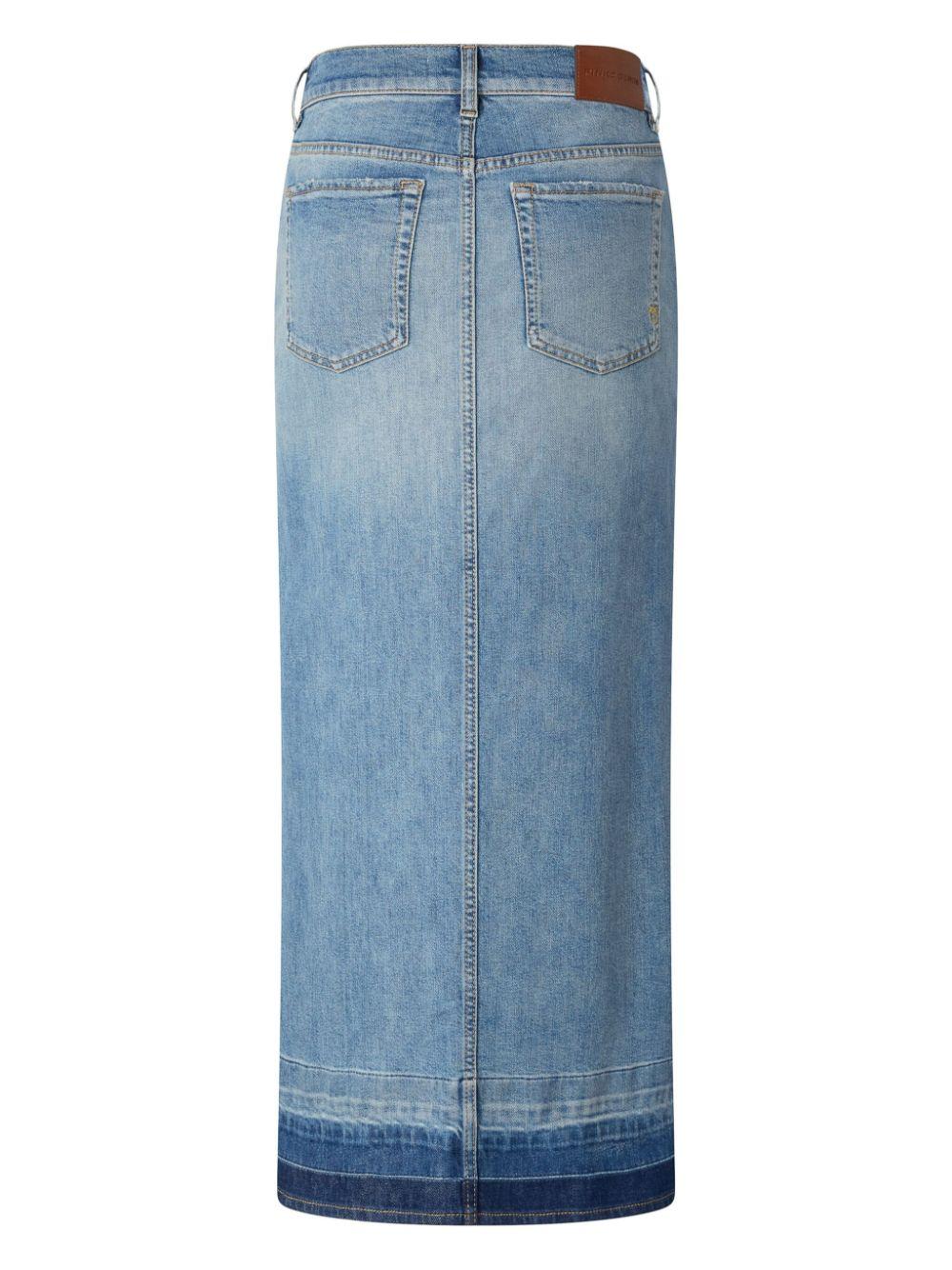 Denim maxi skirt<BR/><BR/><BR/> 104628 A2EAPJE PINKO 