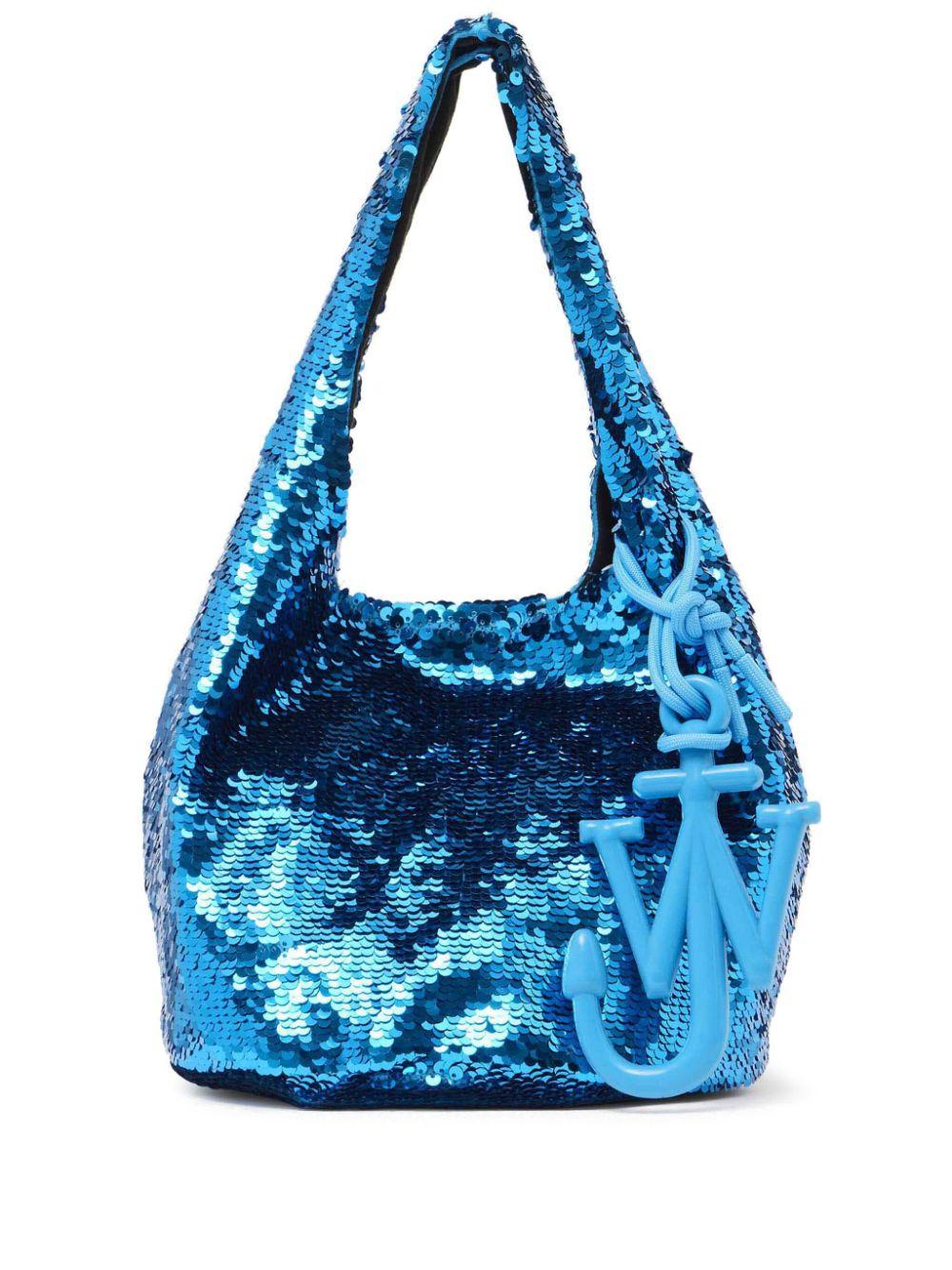 Mini sequin tote bag<BR/><BR/><BR/> HB0497 FA0230825 JW ANDERSON 