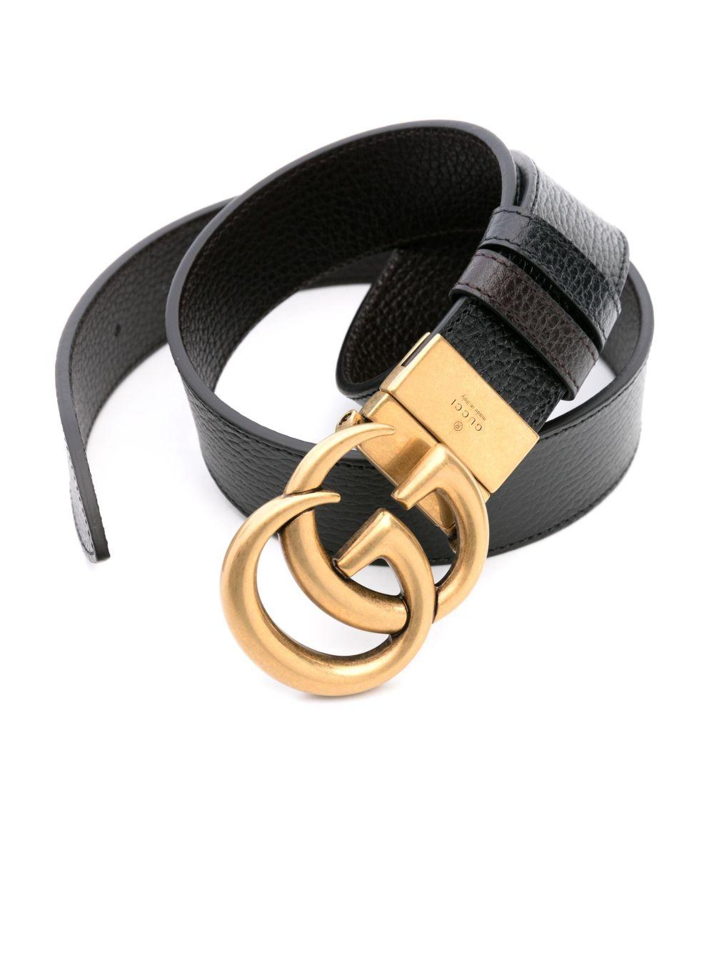 Reversible leather belt with Double G buckle 627055 CAO2T1062 GUCCI 