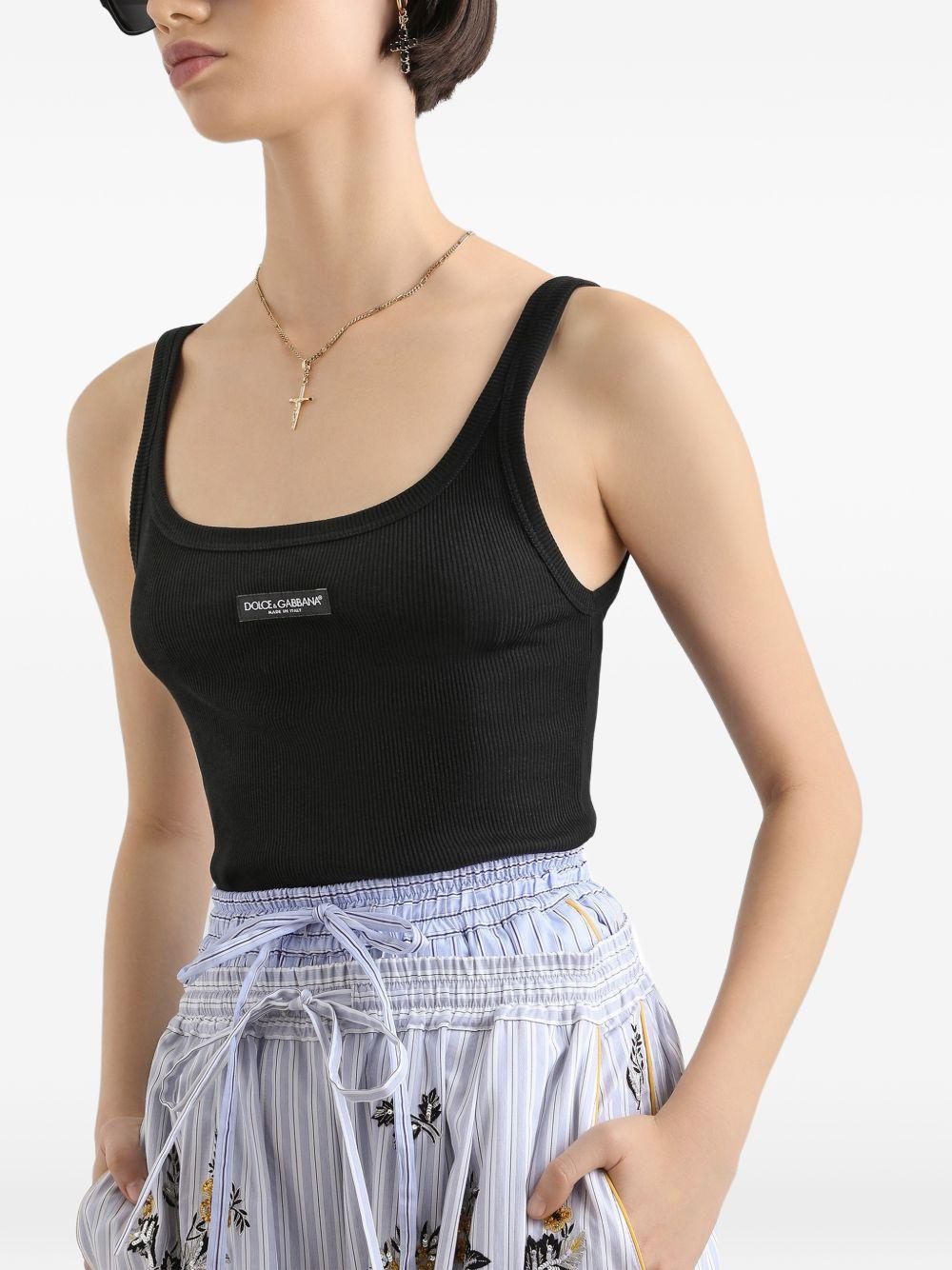 Ribbed tank top F8W45T FU7AVN0000 DOLCE & GABBANA 