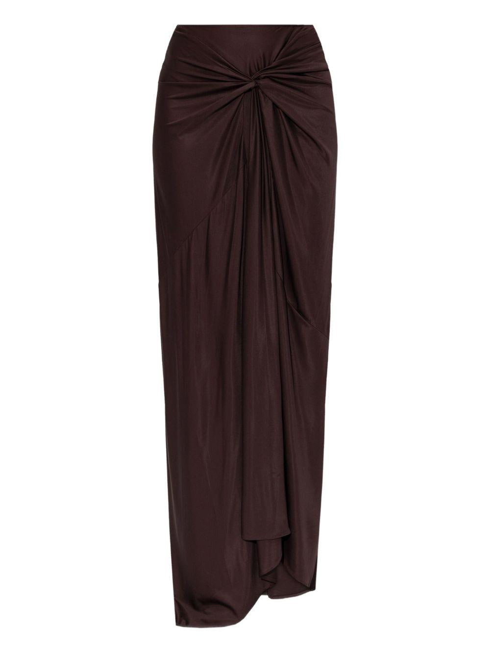 Long skirt with knot 011159 2617358 DRIES VAN NOTEN 