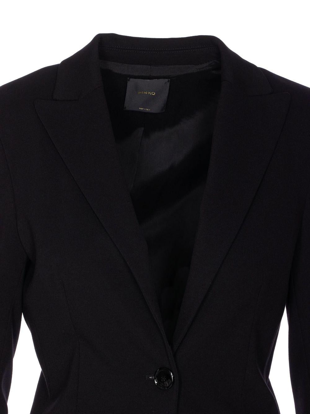Fitted full Milano knit jacket 104903 A24CZ99 PINKO 
