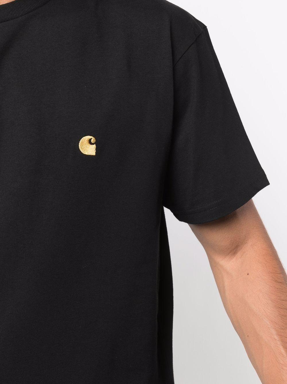 Embroidered-logo short-sleeve T-shirt<BR/><BR/> I026391 S/S Chase T-Shirt00F.XX CARHARTT WIP 