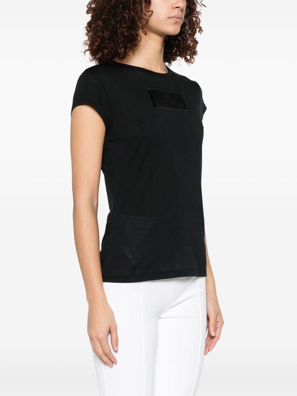 Jersey t-shirt with embroidery MA00451E2 110 ELISABETTA FRANCHI 