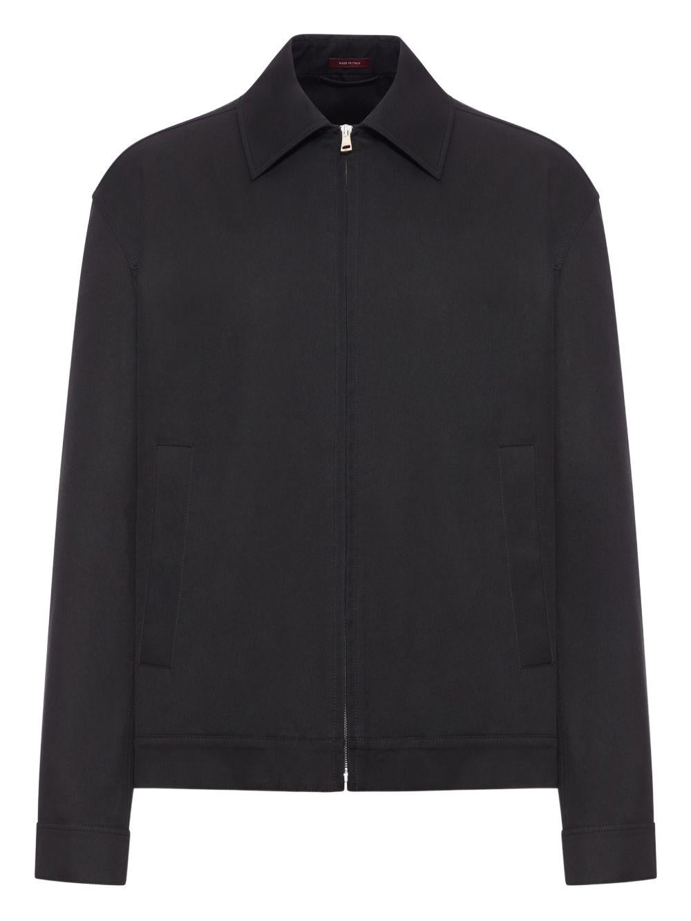 Cotton twill jacket with Web detail 827503 ZAQH51000 GUCCI 