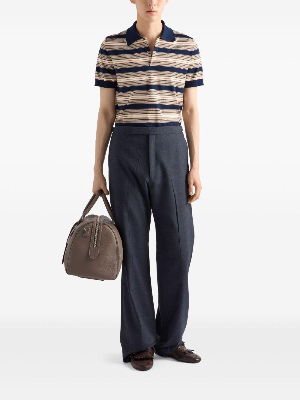 Striped cotton polo shirt UMF06417O6 S-OOOF0008 PRADA 