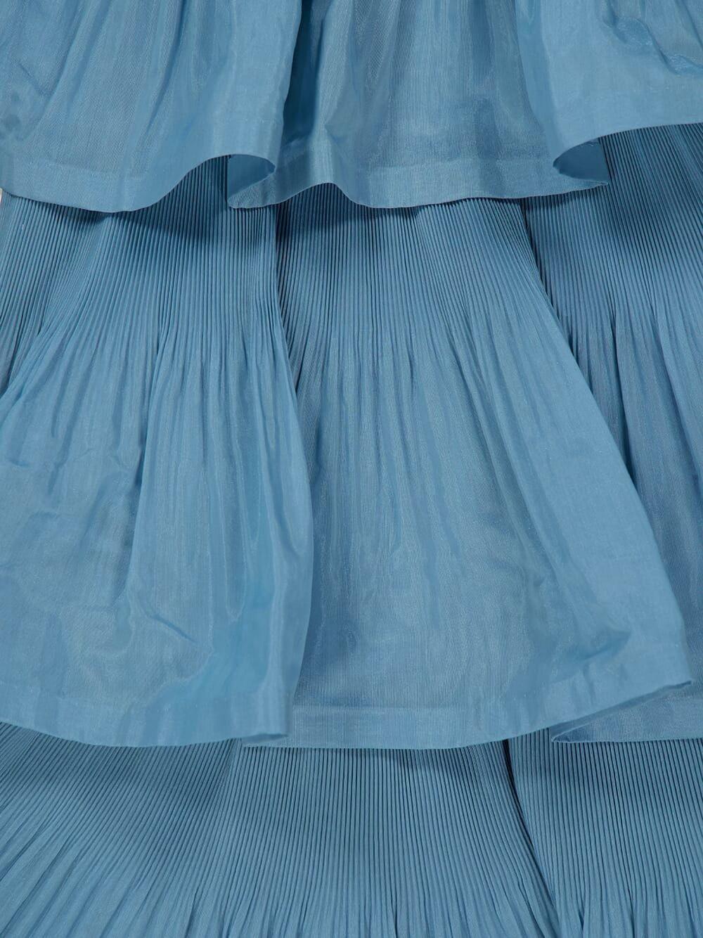 pleated tiered midi dress 6354DC26R DPBL ZIMMERMANN 