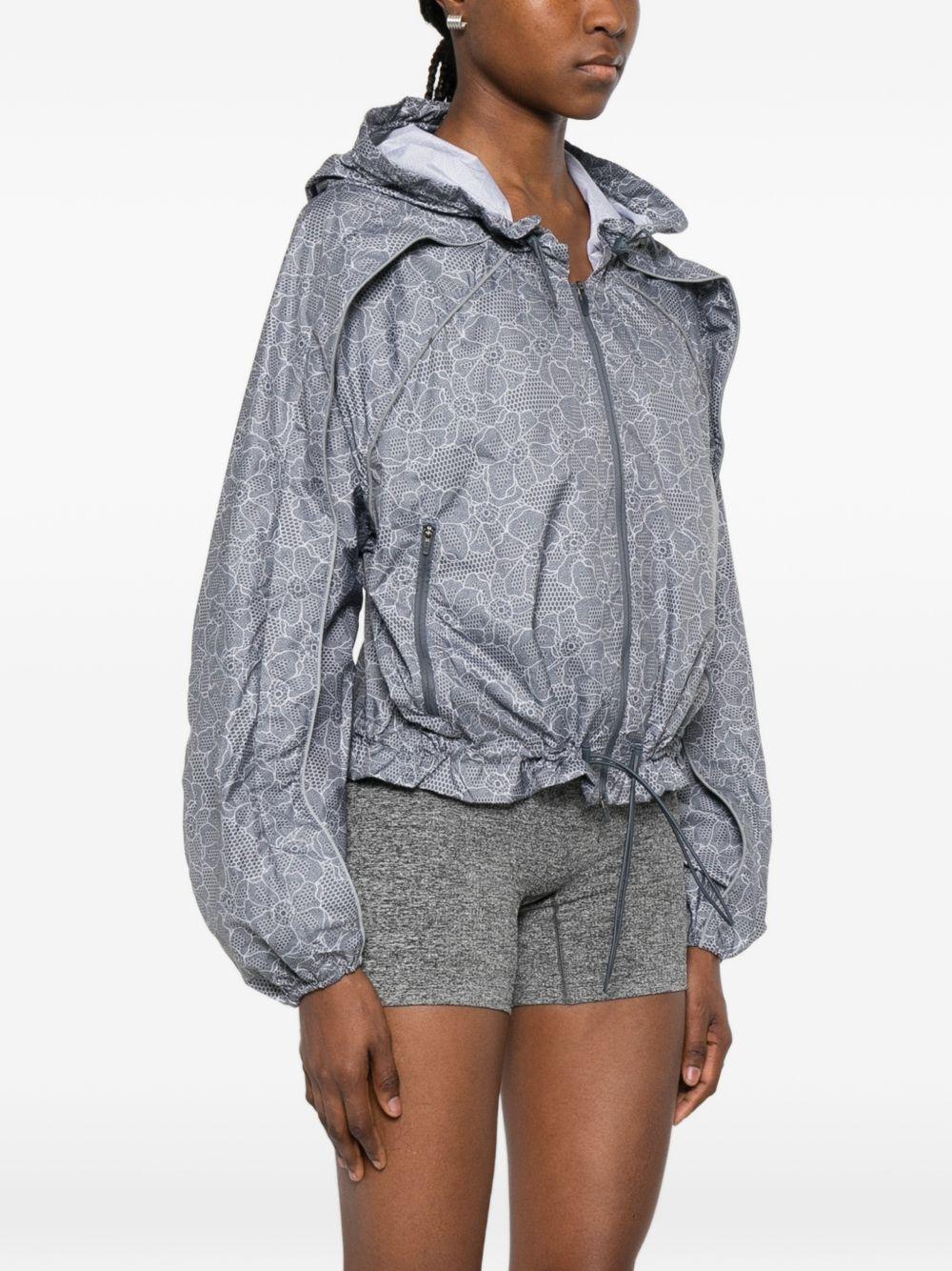 Adidas x Stella McCartney collection<BR/>Floral print K-way KB4640 LGSOGR/ONIX ADIDAS x Stella McCartney 