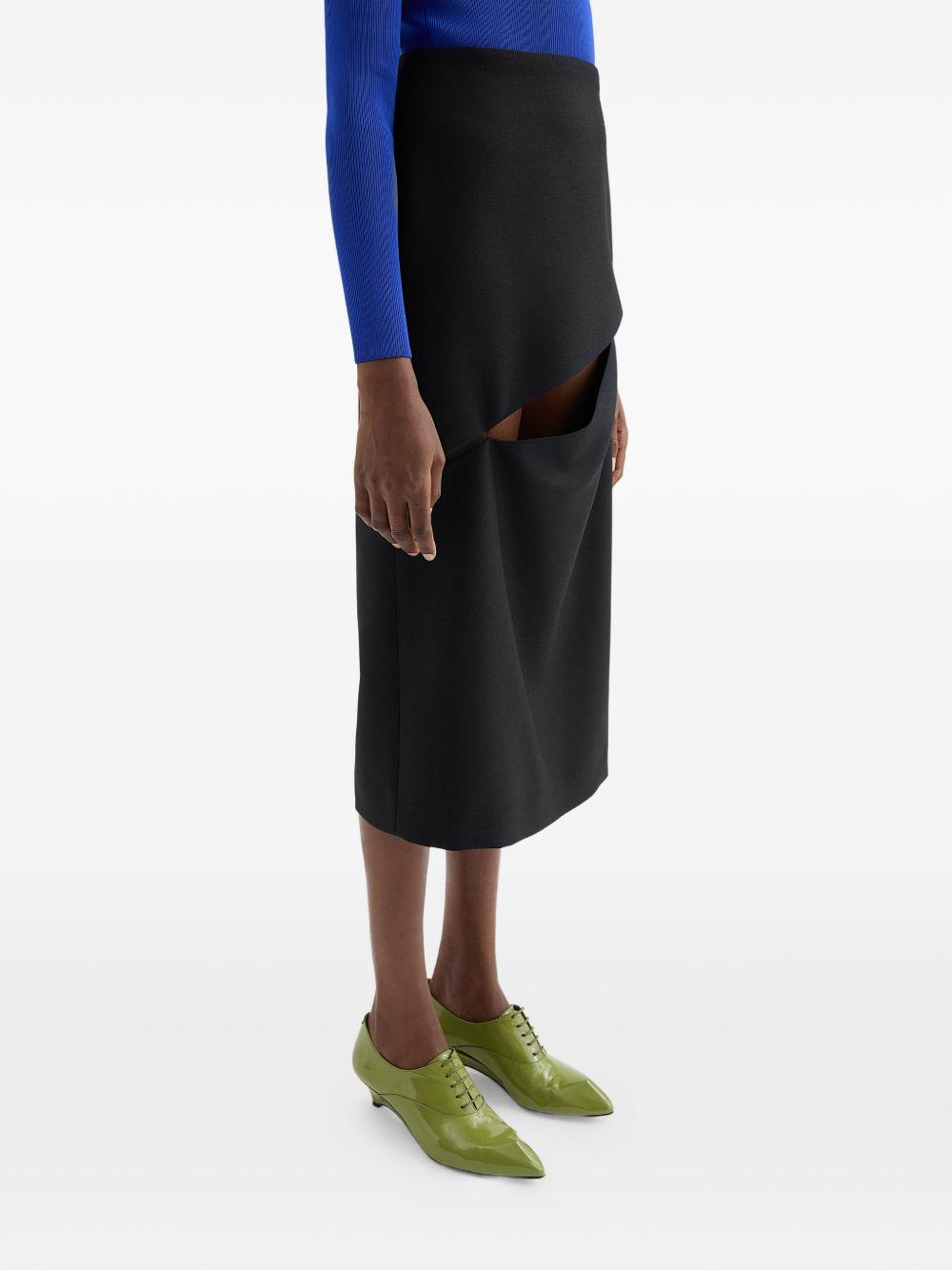 Wool Blend Skirt J03MA0294 J40330001 JIL SANDER 