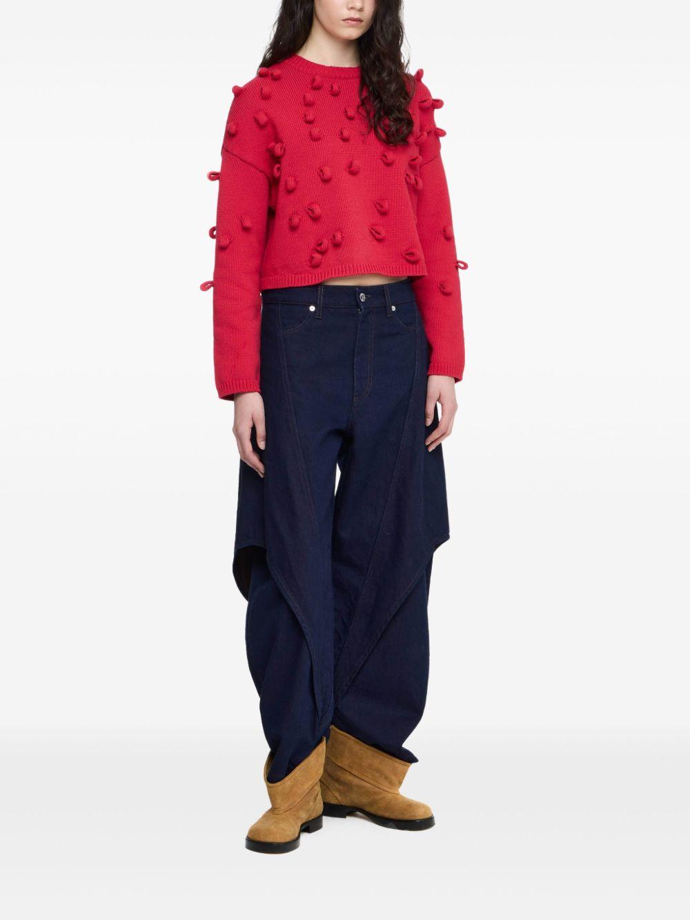 CROPPED LOOP JUMPER KW1446 YN0417445 JW ANDERSON 