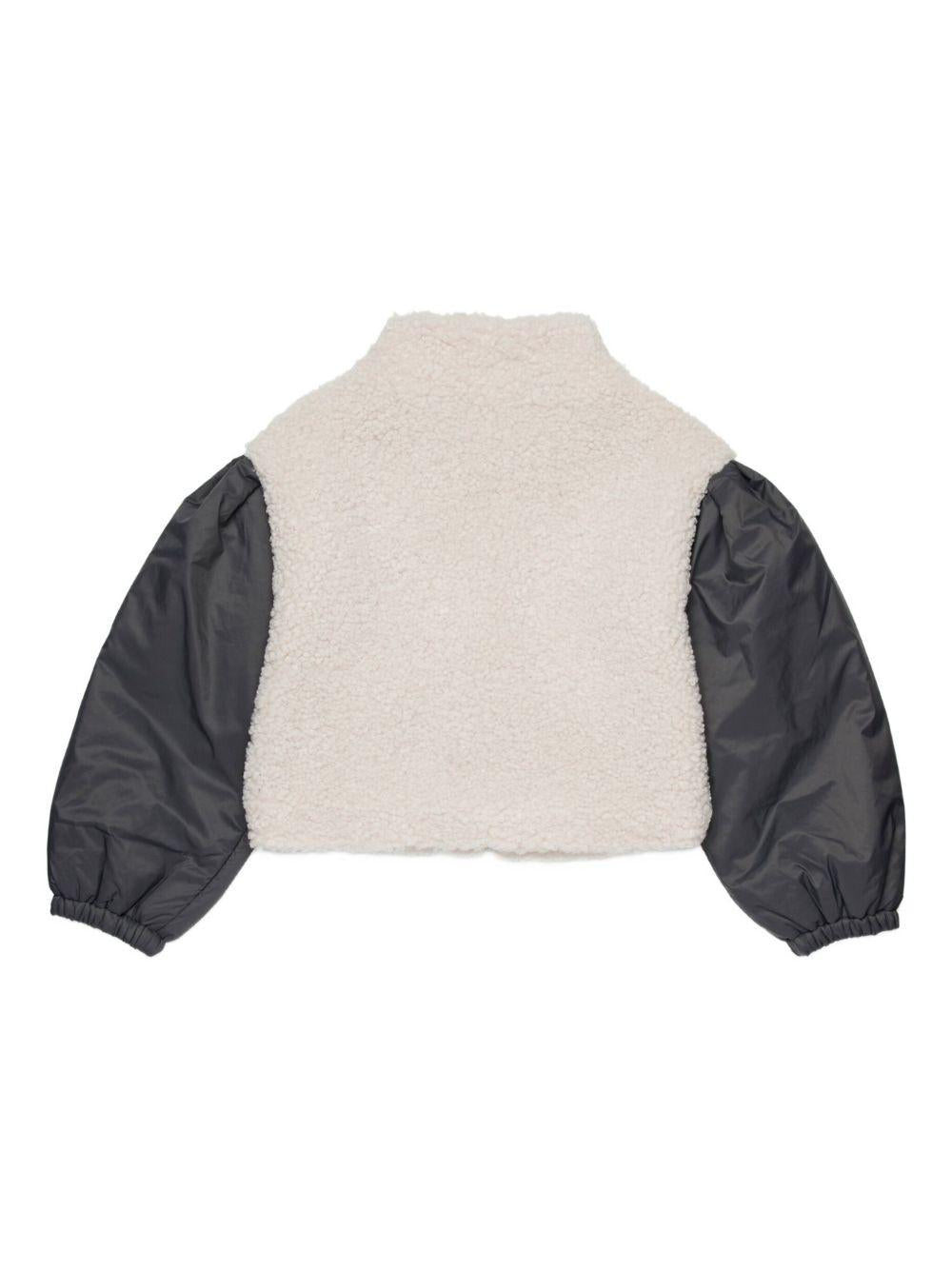 Bomber jacket with contrasting sleeves MX0223 MX093MX102 MAX & CO KID 