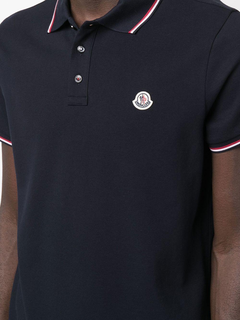 Polo Shirt Blue K20918A70300 8455677X MONCLER 