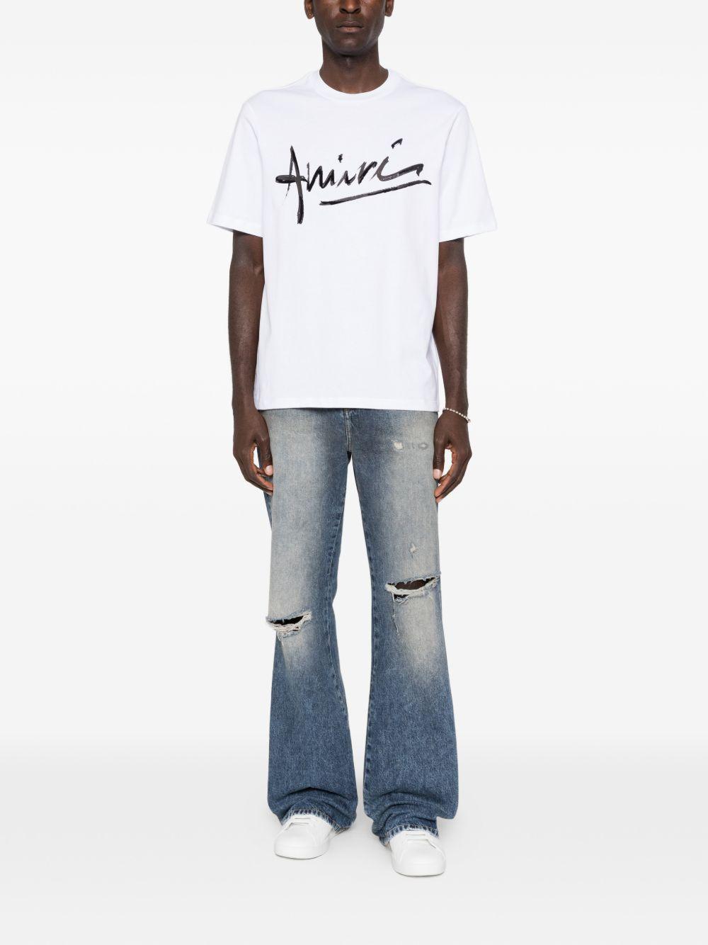 Logo T-shirt AMTOJR1020 100 AMIRI 