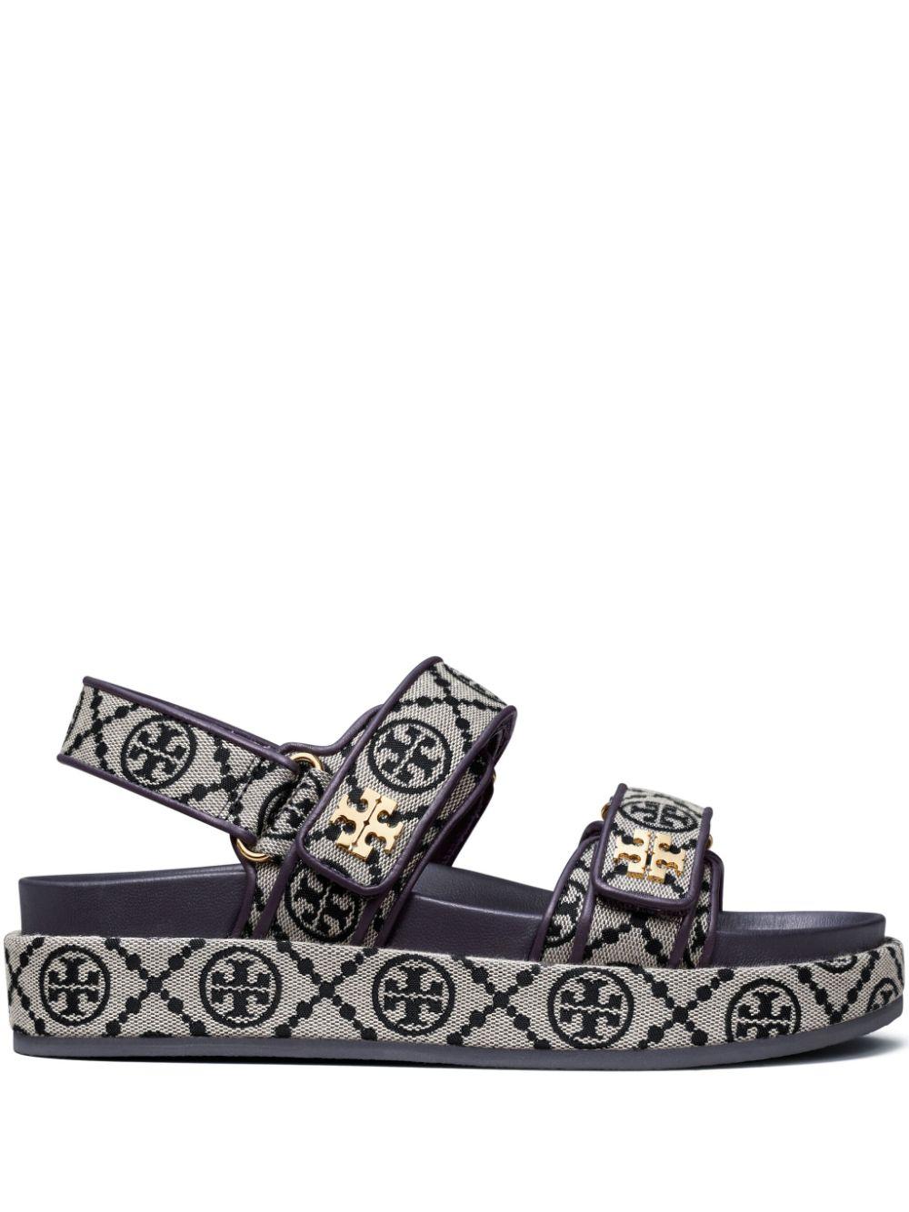 Kira Sport monogram sandals<BR/><BR/><BR/> 155154 430 TORY BURCH 