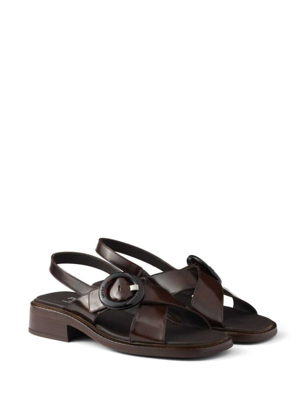 Slingback Sandals 1X962N P39F0038 PRADA 