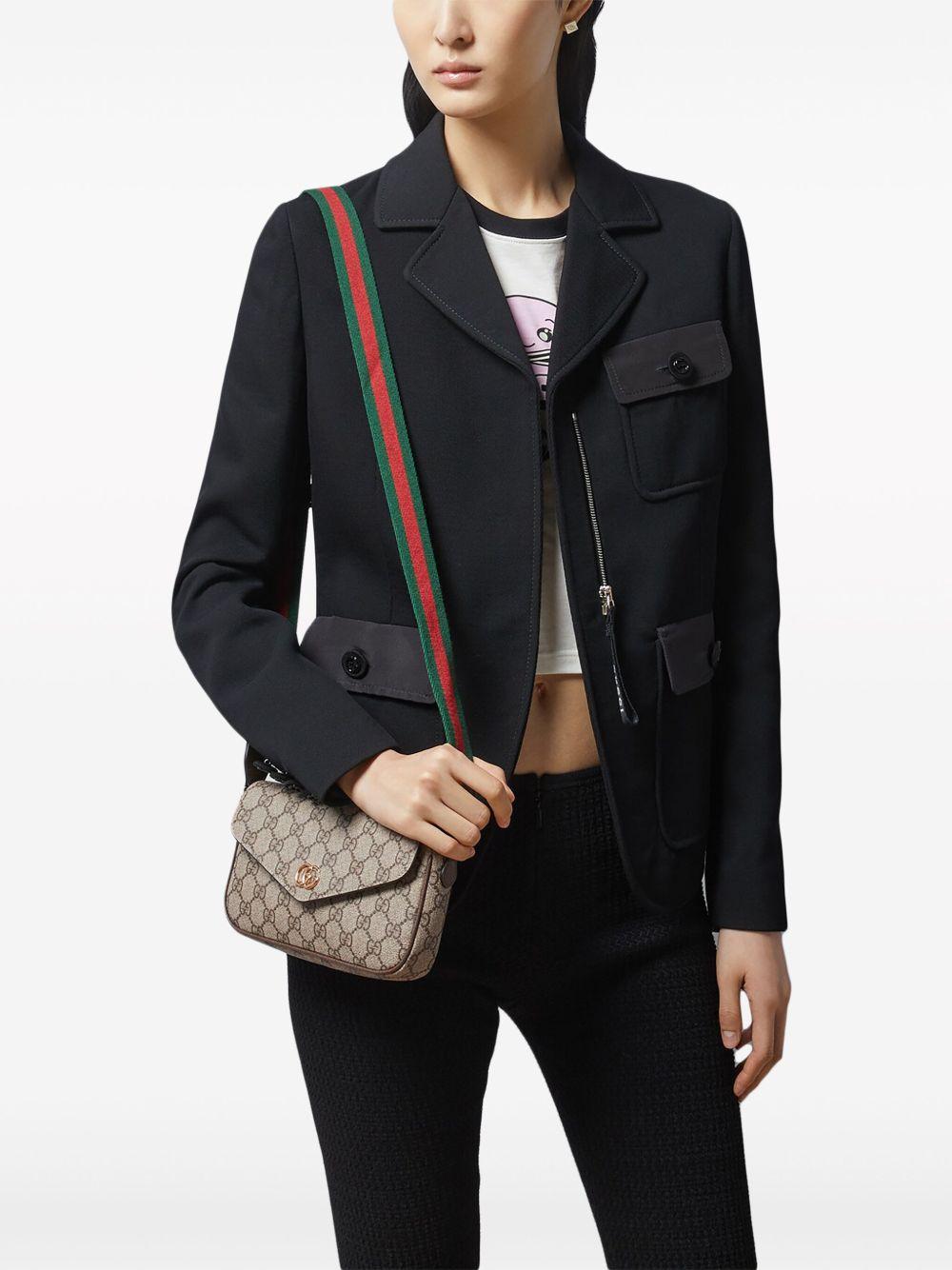 Ophidia leather mini bag<BR/><BR/> 764961 96IWG8745 GUCCI 